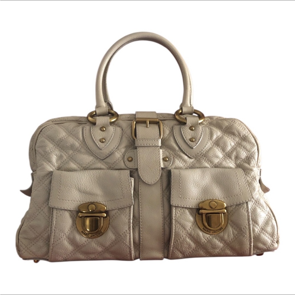 Marc Jacobs Gold and Cream Leather Clasp - Picture 4 of 15